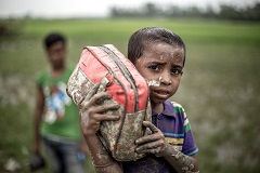 এতিম রোহিঙ্গা শিশুদের জন্য হচ্ছে শিশুপল্লী